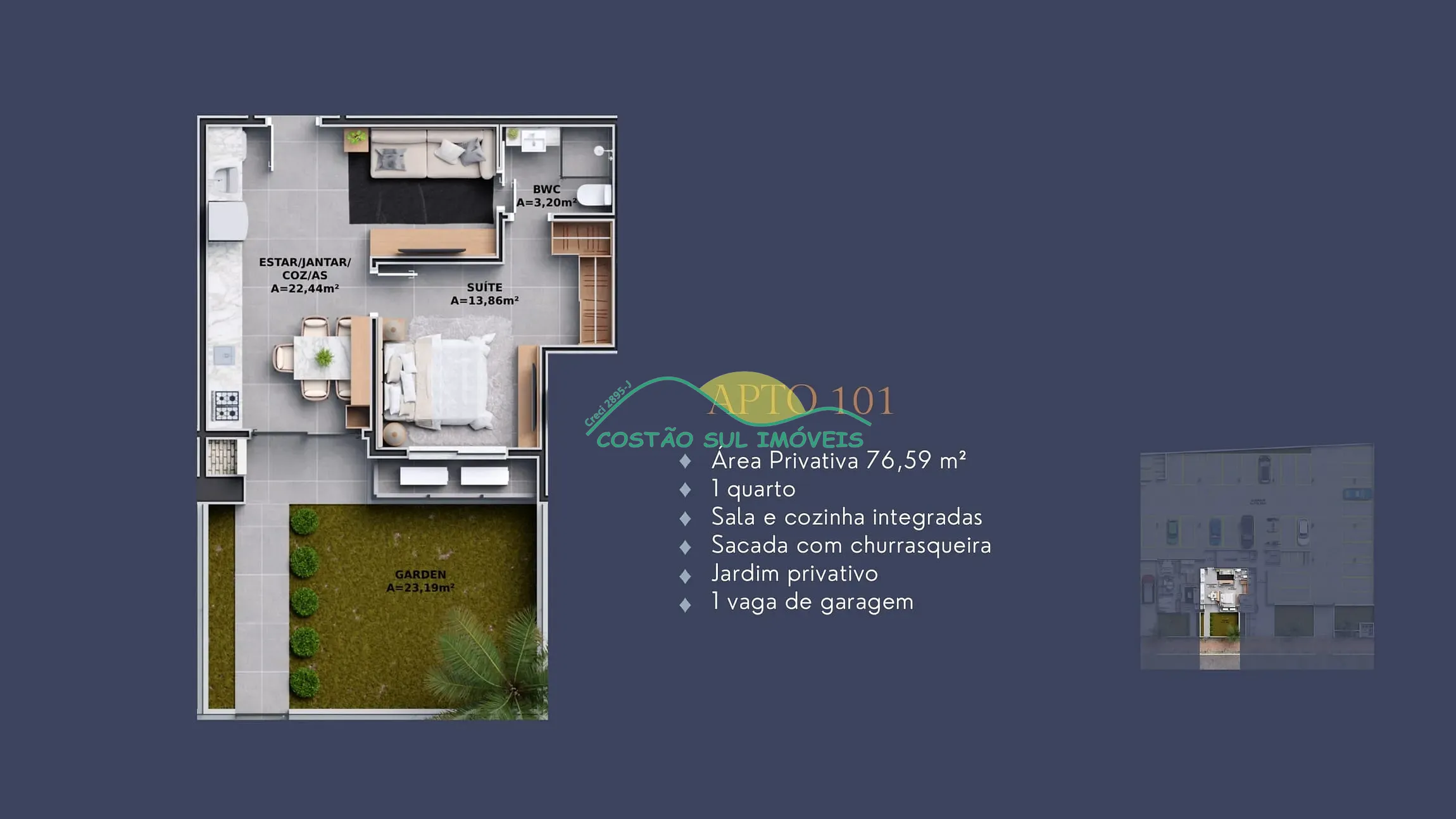 Apartamento, 1 quarto, 65 m² - Foto 14