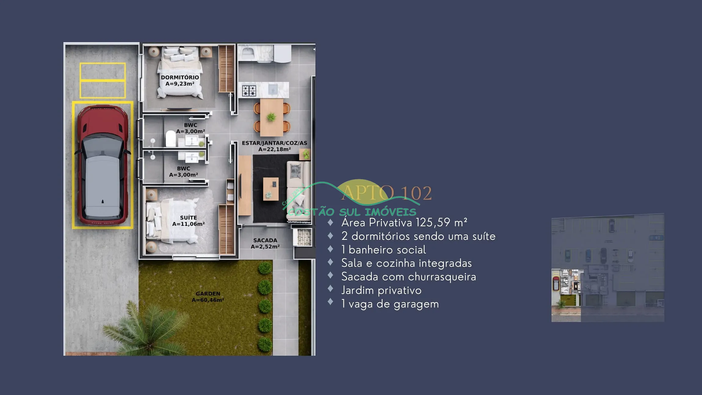 Apartamento, 1 quarto, 65 m² - Foto 17