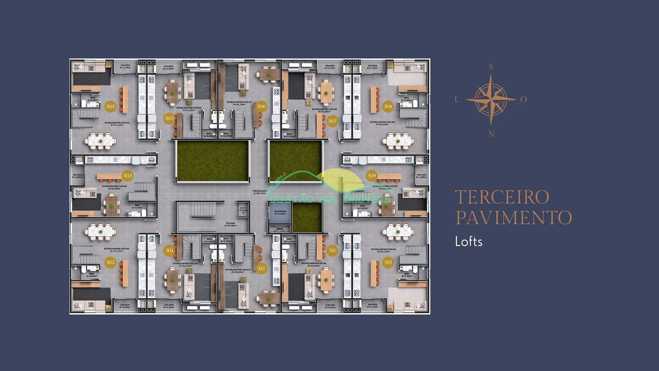 Apartamento, 1 quarto, 65 m² - Foto 23