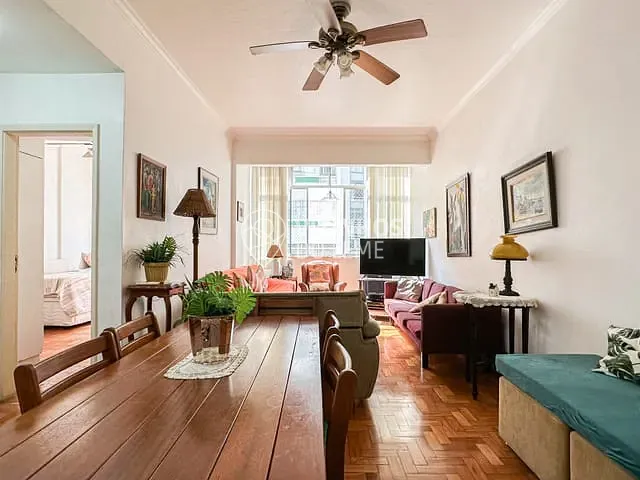 Apartamento com 113m² 3 quartos e 2 banheiros, à venda, no bairro Leme em Rio de Janeiro