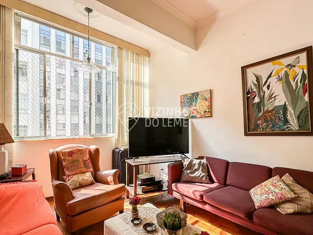 Apartamento com 113m² 3 quartos e 2 banheiros, à venda, no bairro Leme em Rio de Janeiro