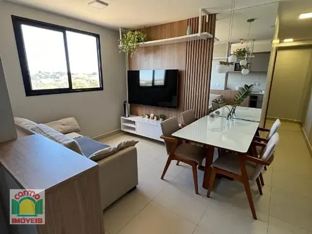 Apartamento com 55m² 2 quartos e 1 banheiro, à venda, no bairro Chácaras Americanas em Anápolis