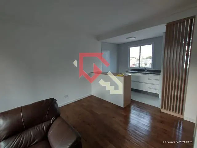 Apartamento com 51m² 2 quartos e 1 banheiro, à venda, no bairro Vila Bocaina em Mauá