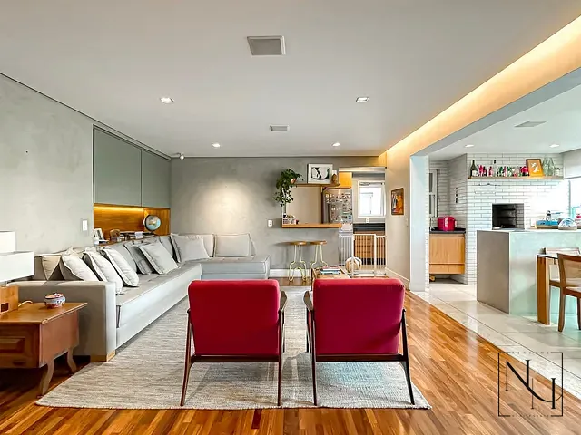 Apartamento com 138m² 3 quartos e 5 banheiros, à venda, no bairro Jardim Caravelas em São Paulo