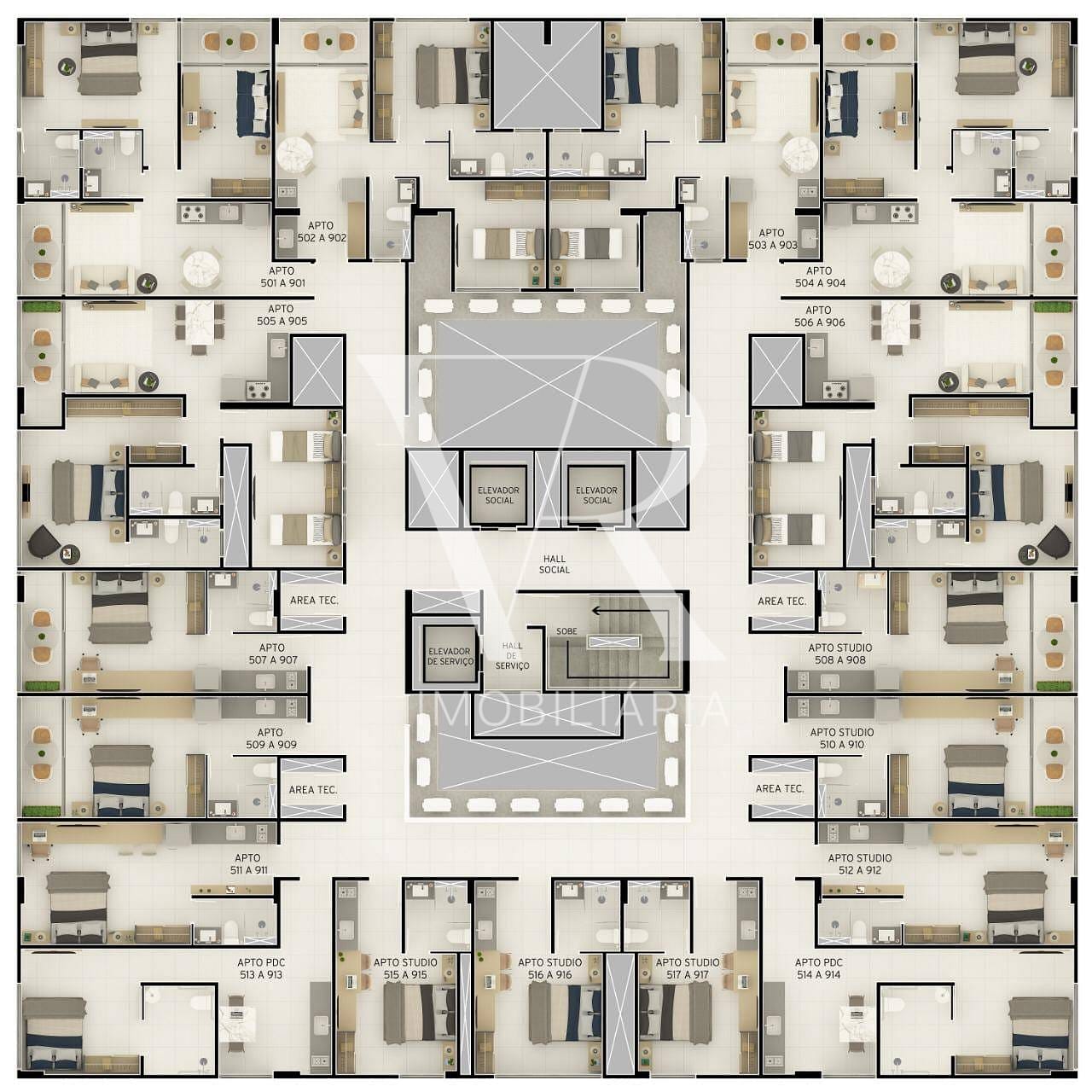 Apartamento à venda com 2 quartos, 65m² - Foto 10