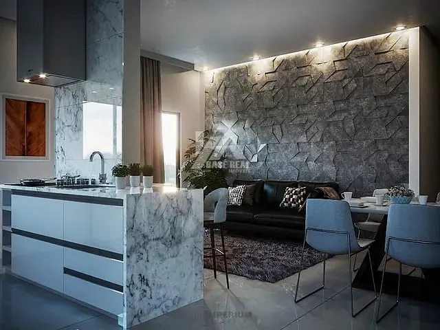 Apartamento com 130m² 2 quartos e 3 banheiros, à venda, no bairro Boqueirão em Guarapuava