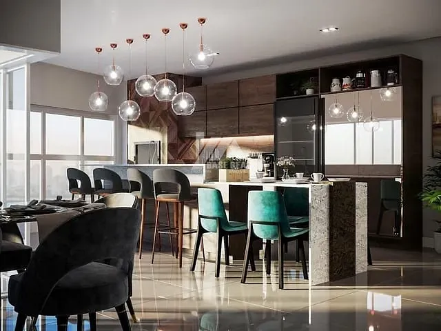 Apartamento com 130m² 2 quartos e 3 banheiros, à venda, no bairro Boqueirão em Guarapuava