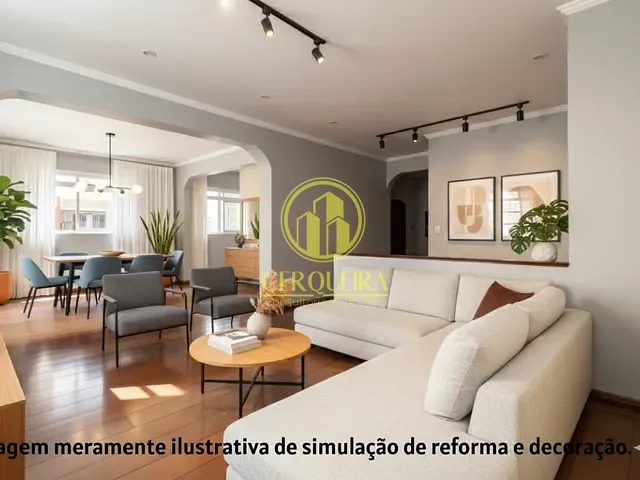 Apartamento 3 quartos e 2 banheiros, à venda, no bairro Bela Vista em São Paulo