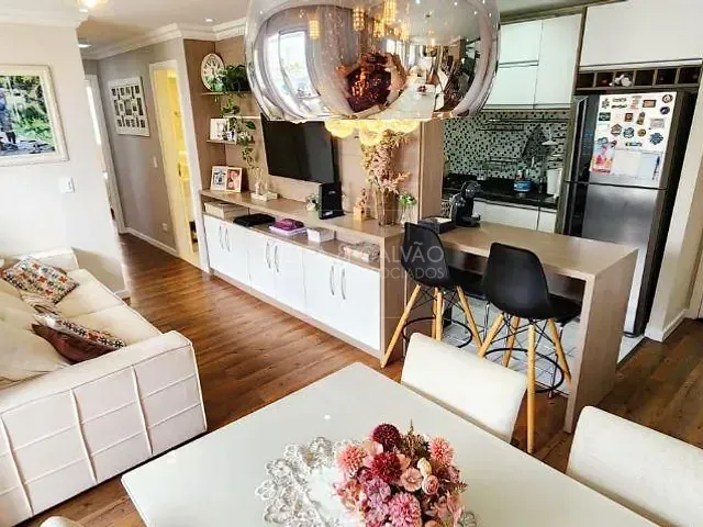 Apartamento com 70m² 3 quartos e 2 banheiros, à venda, no bairro Capão Raso em Curitiba