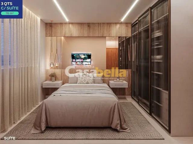 Apartamento com 76m² 3 quartos e 2 banheiros, à venda, no bairro Setor Marechal Rondon em Goiânia