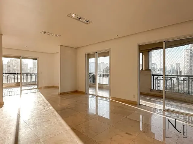 Apartamento com 238m² 4 quartos e 6 banheiros, para alugar, no bairro Brooklin Paulista em São Paulo