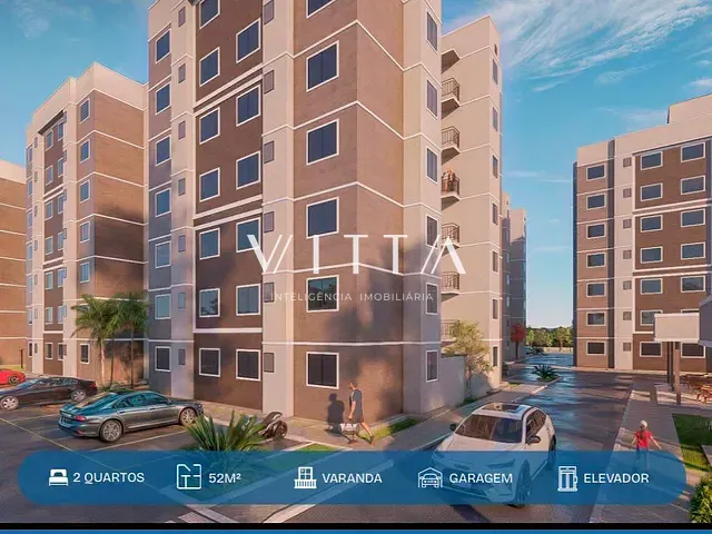 Apartamento 2 quartos e 1 banheiro, à venda, no bairro Plano Diretor Norte em Palmas