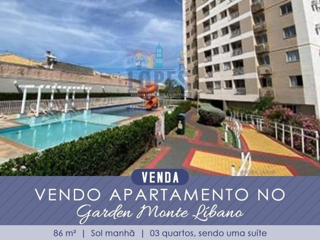 Foto do Apartamento - Apartamento à venda 3 Quartos, 1 Vaga, Garden Monte Líbano, JD Bom Clima - Cuiabá-MT | Imobiliária das Nações