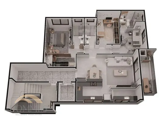 Apartamento com 109m² 3 quartos e 3 banheiros, à venda, no bairro Horto em Ipatinga