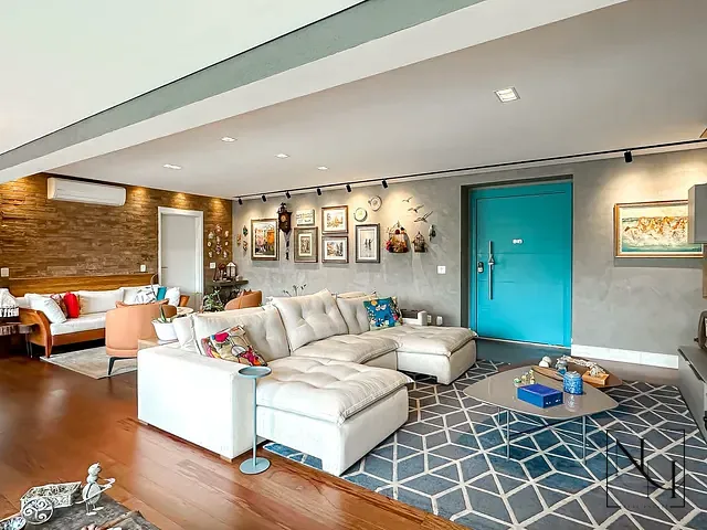 Apartamento com 189m² 3 quartos e 5 banheiros, à venda, no bairro Santo Amaro em São Paulo