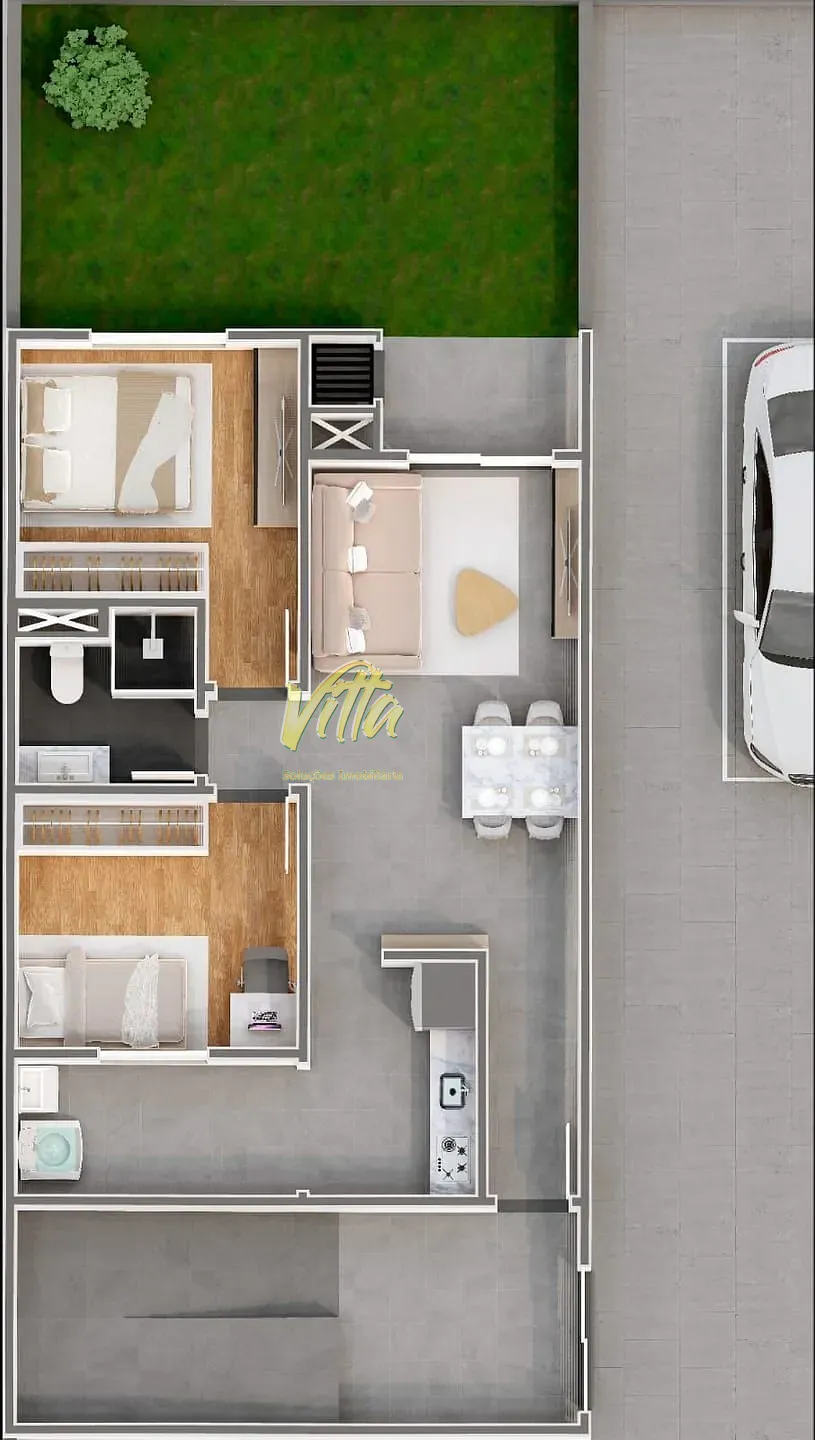 Apartamento, 2 quartos, 59 m² - Foto 4