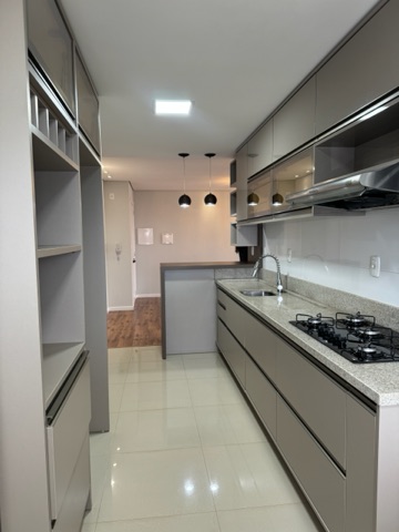 Foto do Apartamento - Apartamento para locação semi mobiliado, com dois quartos, no Residencial Exclusive, centro Xanxerê, SC | CM Negócios imobiliários