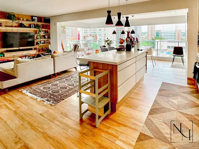 Apartamento 3 quartos e 5 banheiros, à venda, no bairro Brooklin em São Paulo