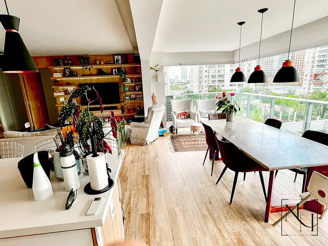 Apartamento 3 quartos e 5 banheiros, à venda, no bairro Brooklin em São Paulo