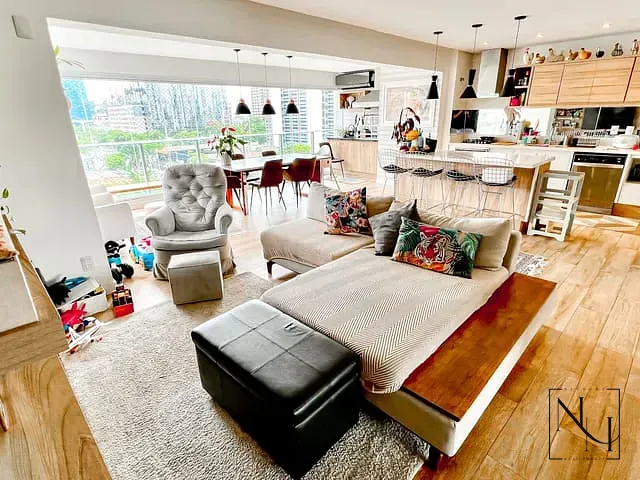 Apartamento 3 quartos e 5 banheiros, à venda, no bairro Brooklin em São Paulo