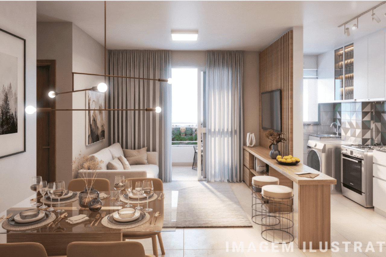 Apartamento na planta