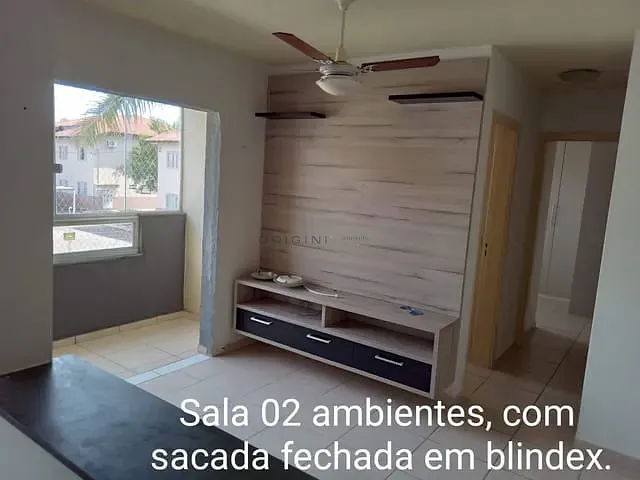 Apartamento 2 quartos e 2 banheiros, à venda, no bairro Tiradentes em Campo Grande