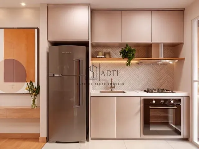 Apartamento 2 quartos e 1 banheiro, à venda, no bairro Mogi Moderno em Mogi das Cruzes