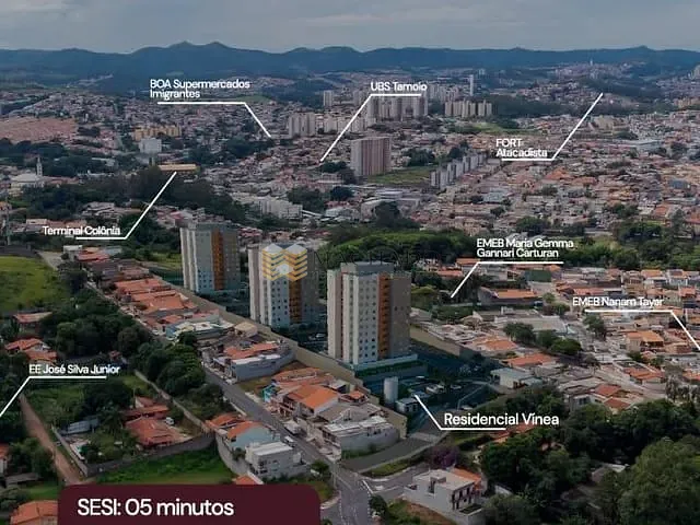 Apartamento 49 quartos e 1 banheiro, à venda, no bairro Parque Carolina em Jundiaí