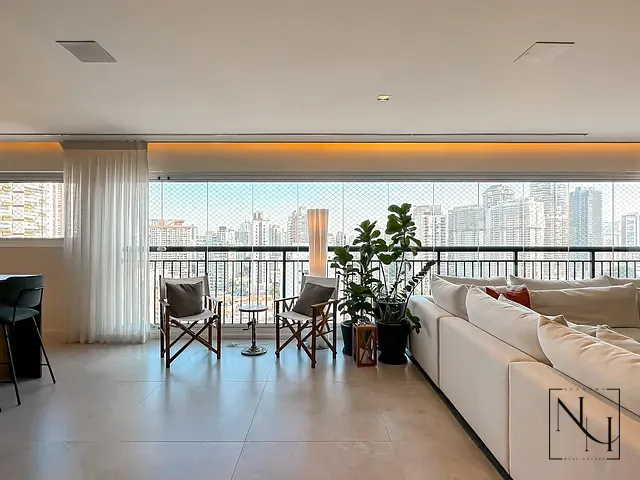 Apartamento com 213m² 3 quartos e 5 banheiros, à venda, no bairro Brooklin em São Paulo