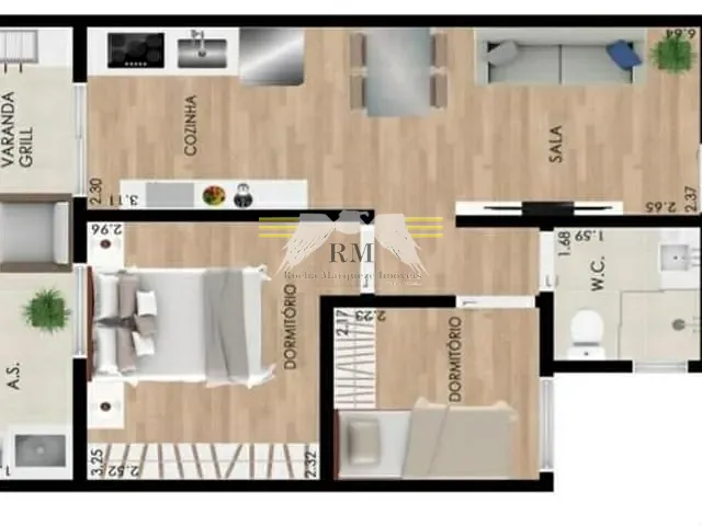 Apartamento 2 quartos e 1 banheiro, à venda, no bairro Vila Formosa em São Paulo