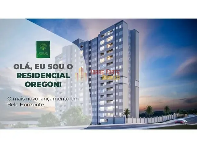 Apartamento com 43m² 2 quartos e 1 banheiro, à venda, no bairro Havaí em Belo Horizonte
