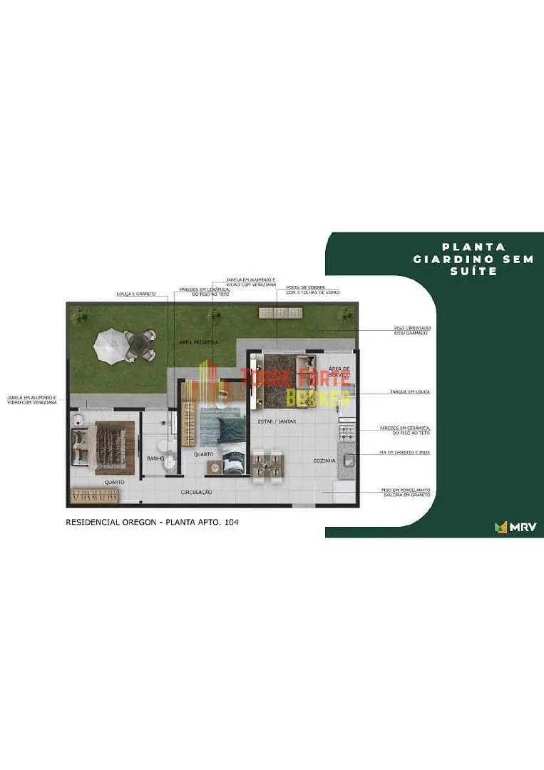 Apartamento, 2 quartos, 43 m² - Foto 7