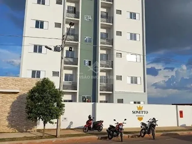 Apartamento 2 quartos e 1 banheiro, para alugar, no bairro Aquarela das Artes em Sinop