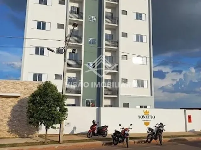 Apartamento 2 quartos e 1 banheiro, para alugar, no bairro Aquarela das Artes em Sinop