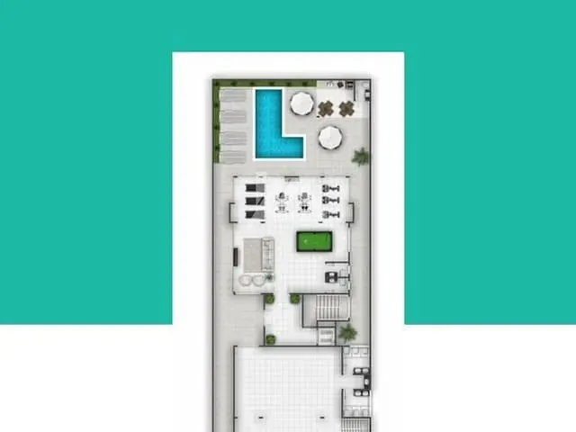 Apartamento com 110m² 2 quartos e 1 banheiro, à venda, no bairro Boa Vista em Ponta Grossa