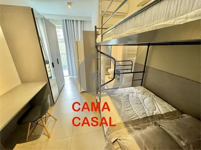 Apartamento 1 quarto e 1 banheiro, para alugar, no bairro Indianópolis em São Paulo