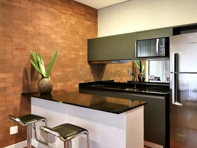 Apartamento 1 quarto e 1 banheiro, para alugar, no bairro Vila Olímpia em São Paulo