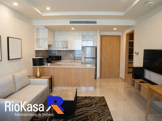 Apartamento com 70m² 2 quartos e 3 banheiros, à venda, no bairro Itaguá em Ubatuba