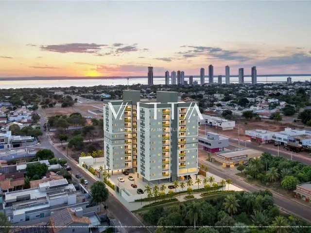 Apartamento 3 quartos e 2 banheiros, à venda, no bairro Plano Diretor Sul em Palmas