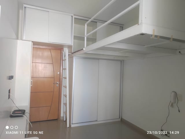 Foto do Apartamento - Apartamento, Centro, Kitnet, vista Mar, Reformado, próximo do Metrô Glória, Móveis Planejados no Quarto e Cozinha, Rack Home Office, Sapateira, Mezanino. | Rio Lar Imóveis