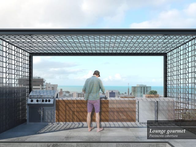 Apartamento 1 quarto e 1 banheiro, à venda, no bairro Tambaú em João Pessoa