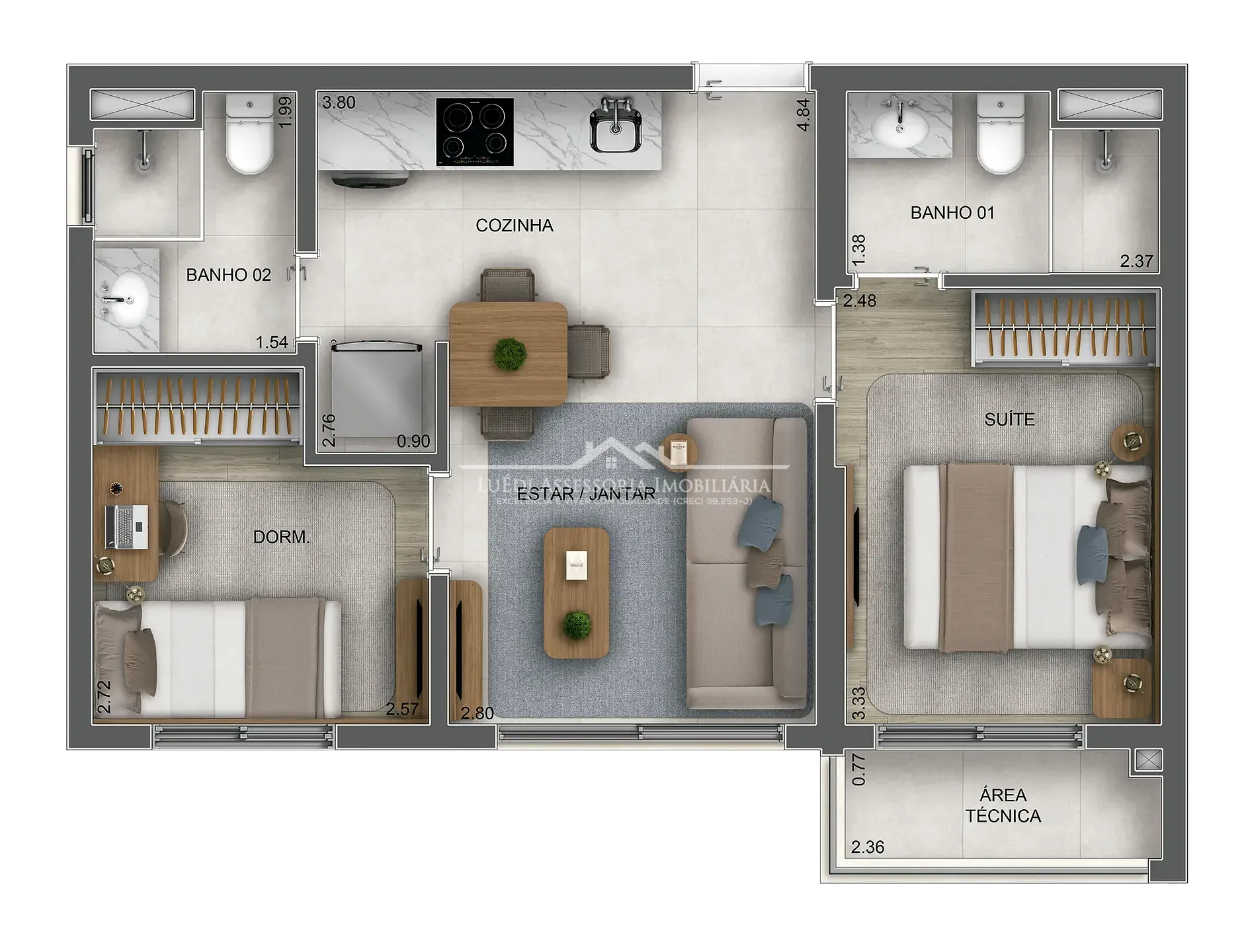 Apartamento, 1 quarto, 27 m² - Foto 41