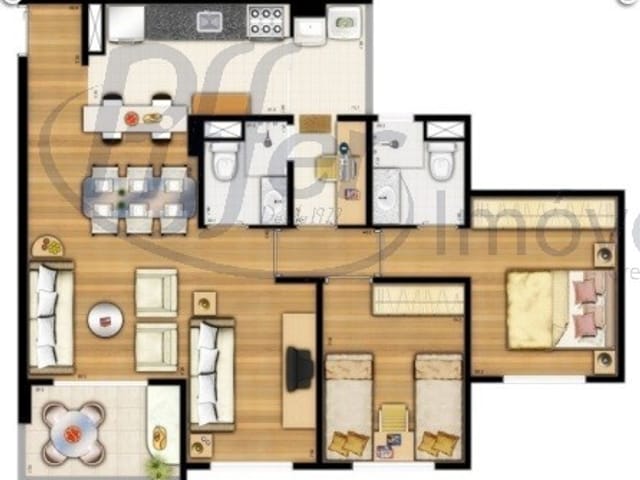 Foto do Apartamento - Apartamento Residencial à venda, Maranhão, São Paulo - AP0158. | A Piffer Imóveis Me