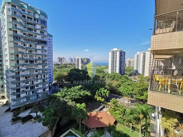 Apartamento com 84m² 2 quartos e 2 banheiros, para alugar, no bairro Barra da Tijuca em Rio de Janeiro