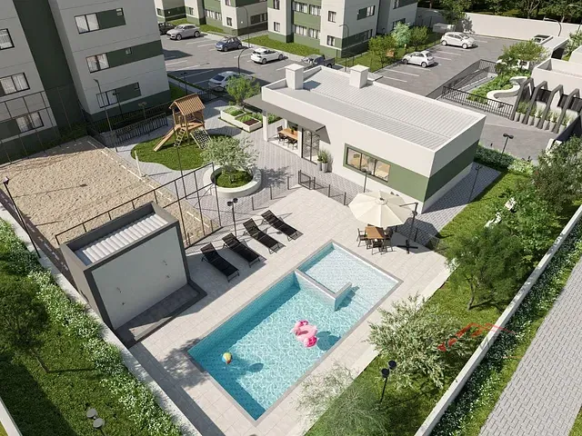 Apartamento 2 quartos e 1 banheiro, à venda, no bairro Jardim Paraíso em Apucarana