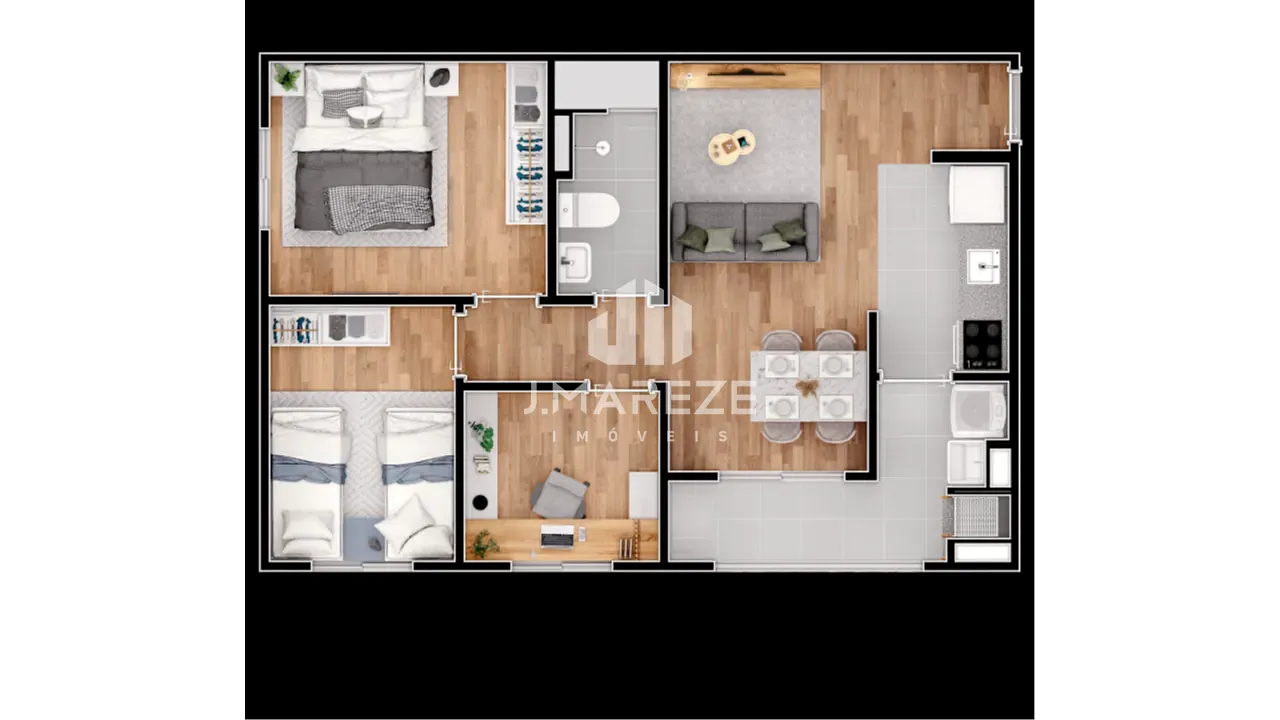 Apartamento, 1 quarto, 46 m² - Foto 13