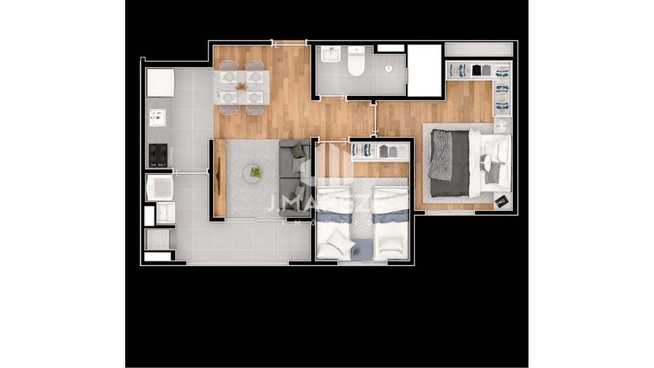 Apartamento, 1 quarto, 46 m² - Foto 15