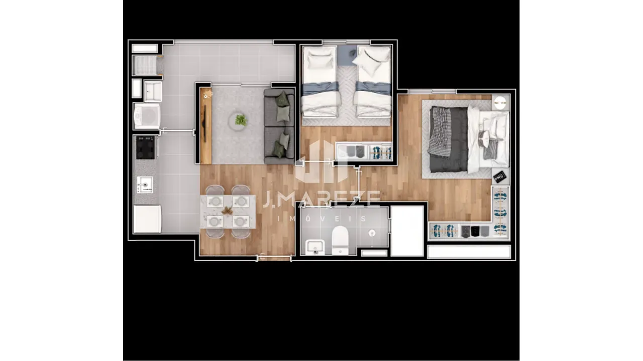 Apartamento, 1 quarto, 46 m² - Foto 16
