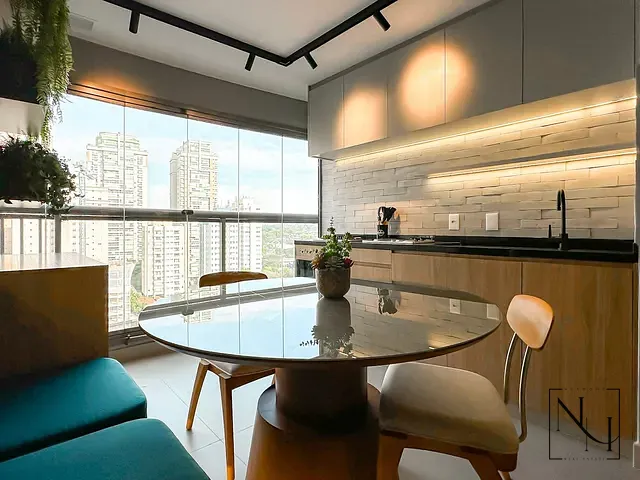 Apartamento com 31m² 1 quarto e 1 banheiro, à venda ou para alugar, no bairro Brooklin em São Paulo