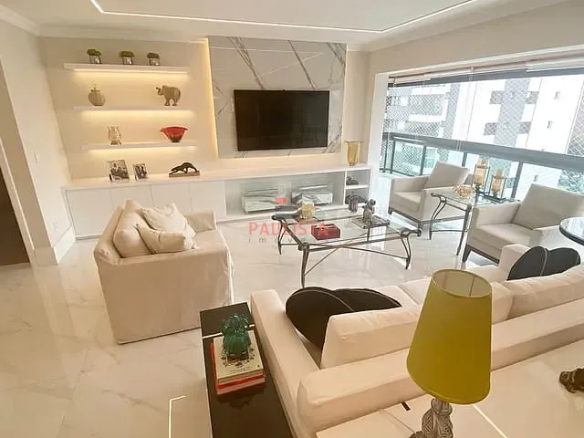 Apartamento com 438m² 4 quartos e 5 banheiros, à venda, no bairro Mirandópolis em São Paulo